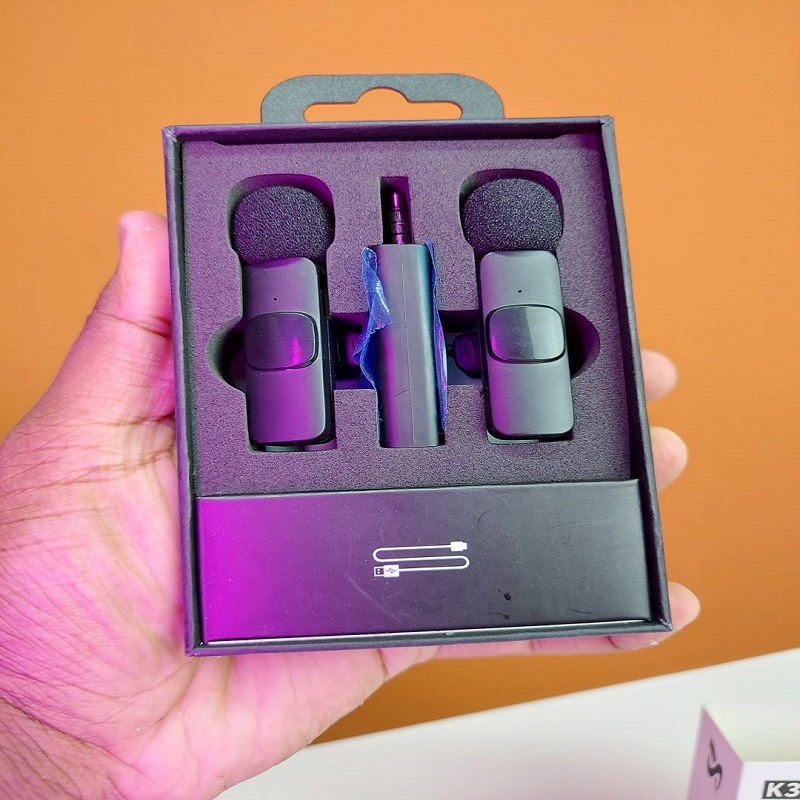 K35 Dual Wireless Microphone For 3 5mm Supported Devices 1 2 wireless-700-wireless-microphone-price-in